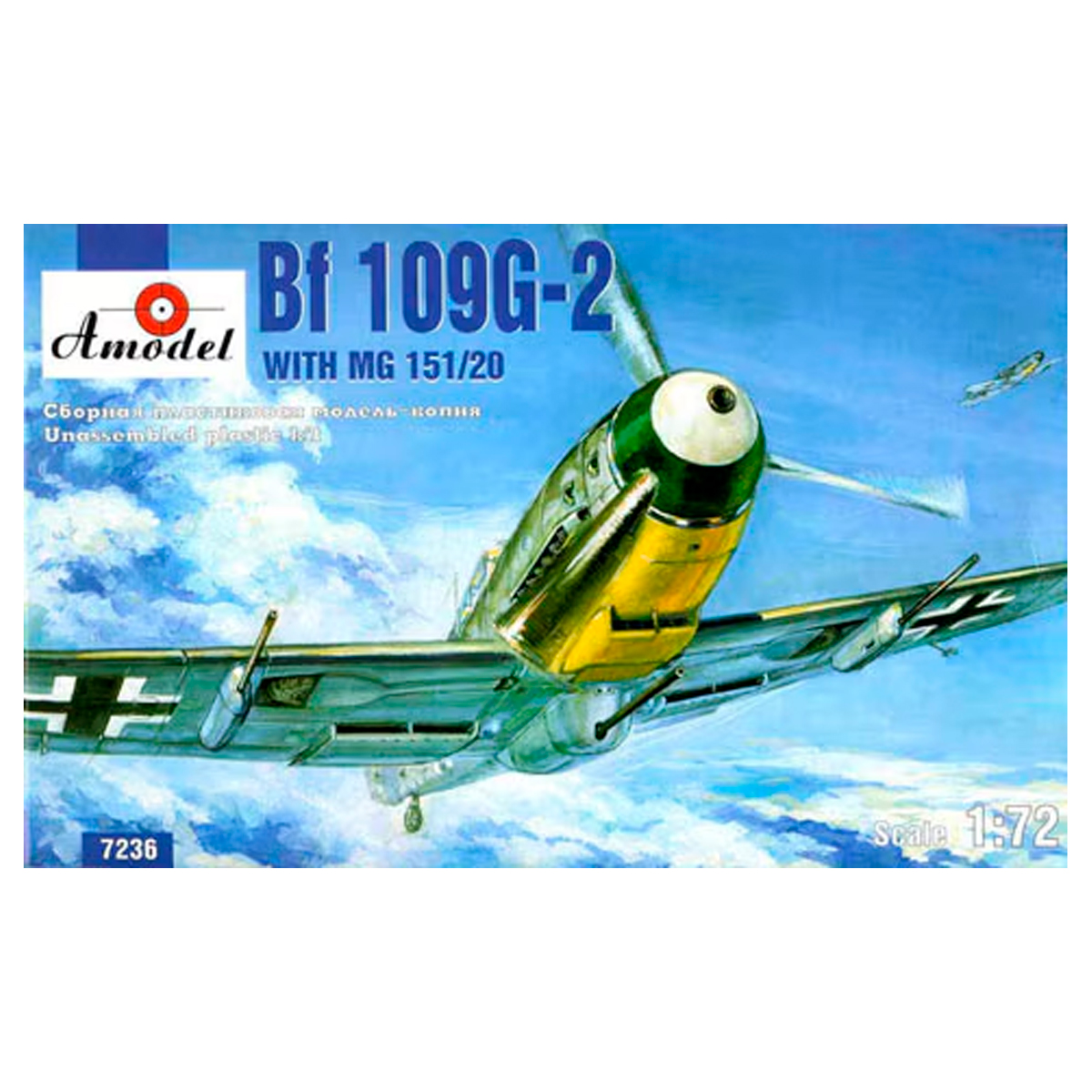 1/72 Messerschmitt Bf 109G-2 with MG 151/20