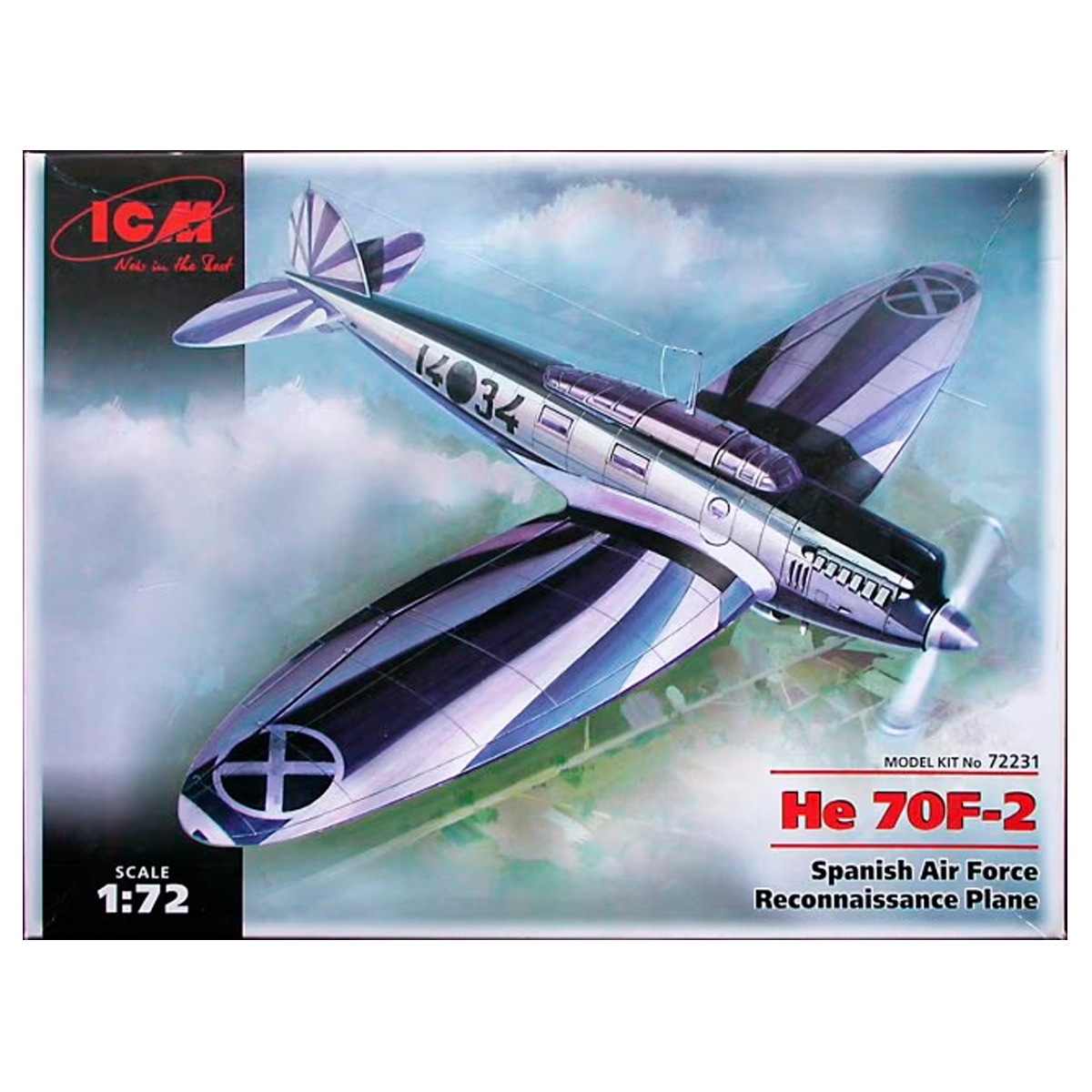 1/72 Heinkel He 70F-2