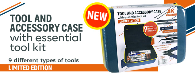 TOOL AND ACCESSORY CASE WITH ESSENTIAL TOOL KIT – Limited edition