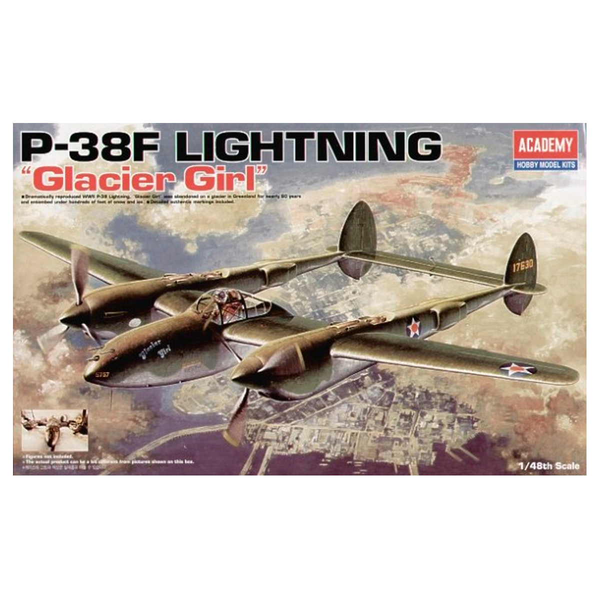 1/48 P-38F “Glacier Girl”
