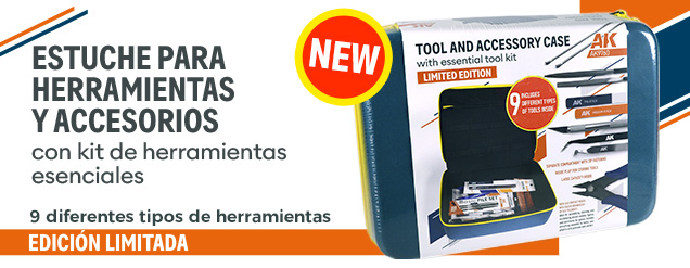 ESTUCHE PARA HERRAMIENTAS Y ACCESORIOS CON KIT DE HERRAMIENTAS ESENCIALES – Edición limitada