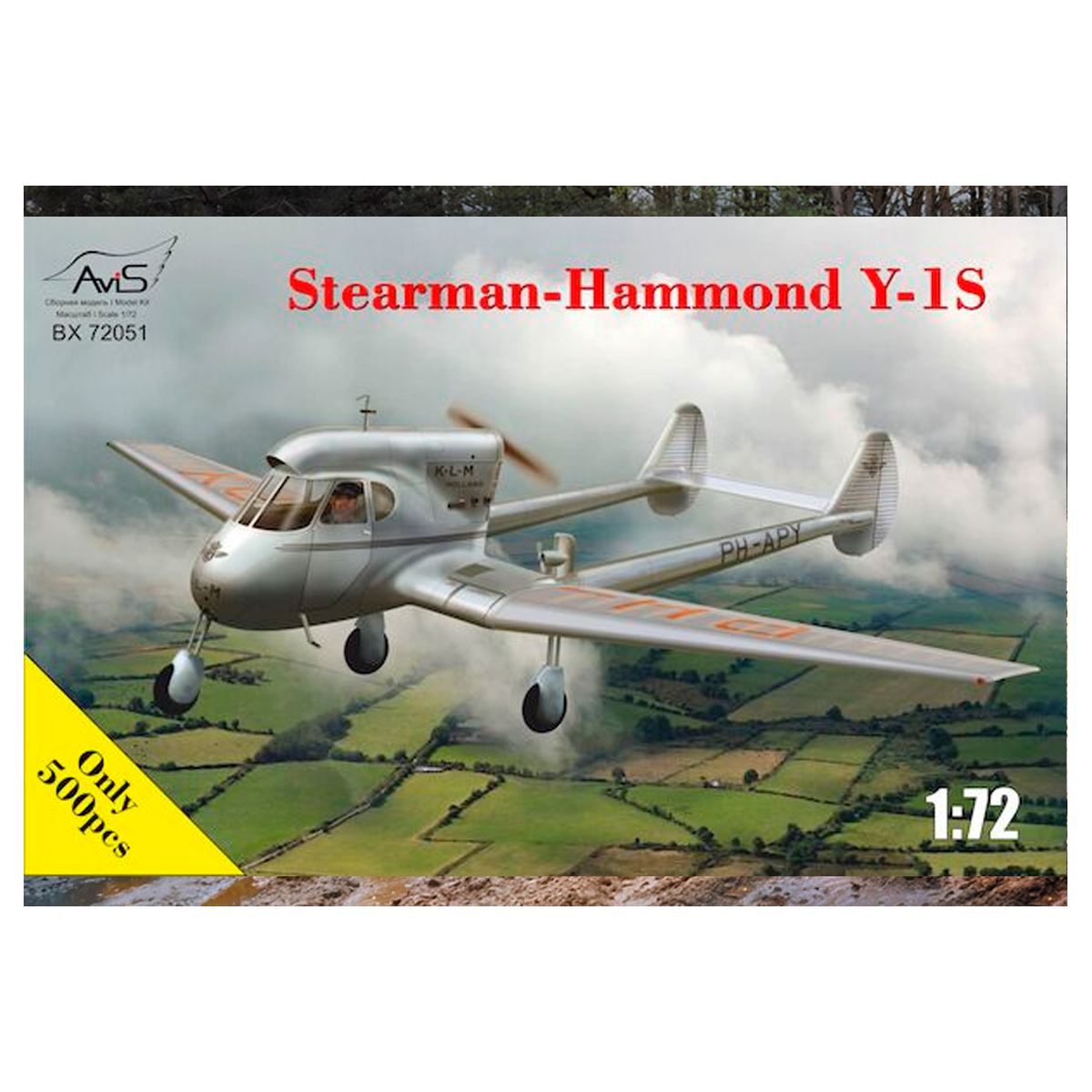1/72 Stearman-Hammond Y-1S