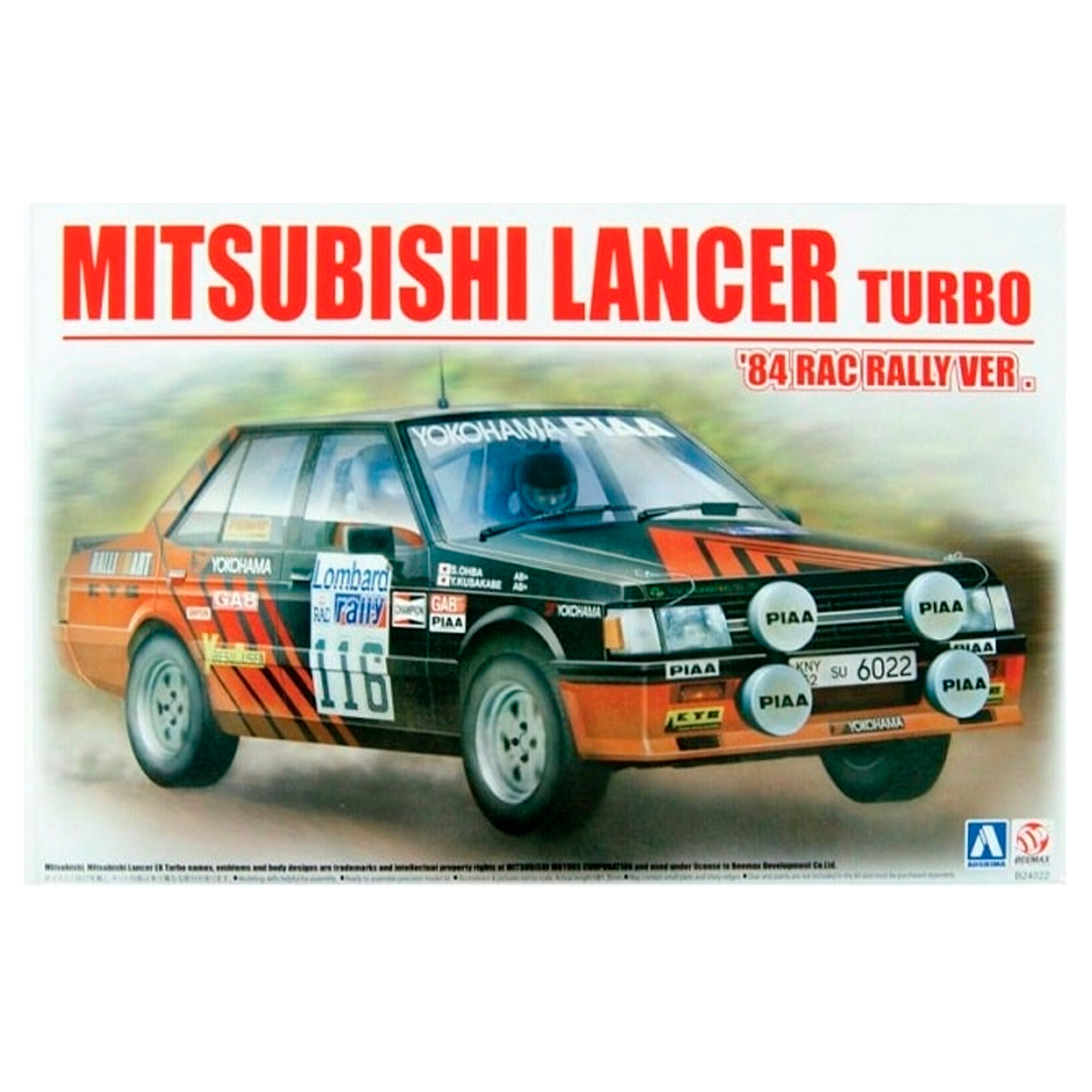 1/24 Mitsubishi Lancer Turbo