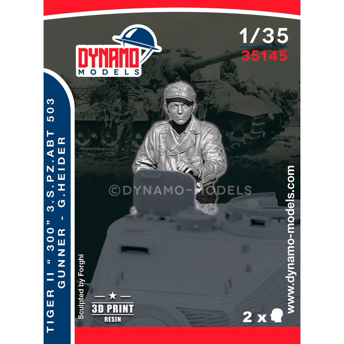 1/35 German KingTiger ‘’300’’ Gunner ‘’G.Heider’’ – Normandy 1944
