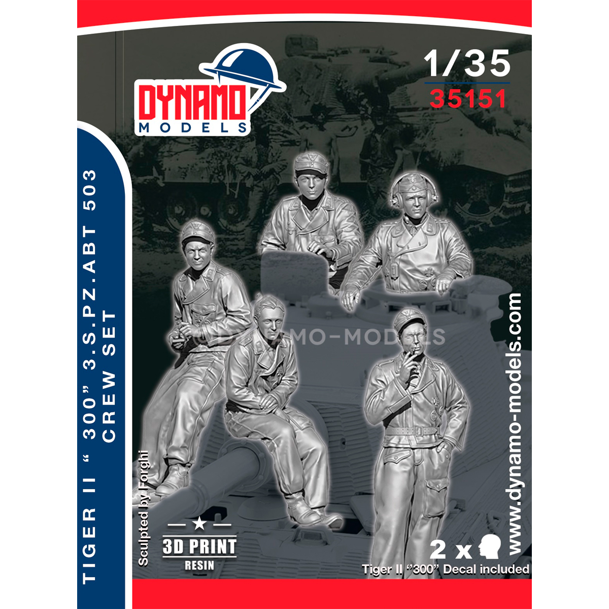 1/35 German KingTiger ‘’300’’ Normandy 1944 Big Set