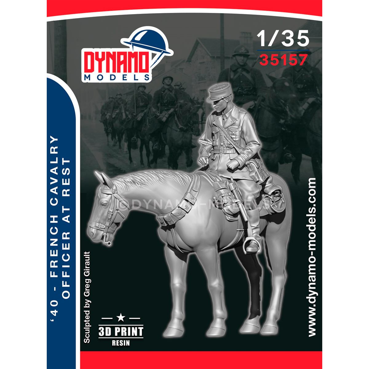1/35 French ‘40’ Cavalry at Rest No.2