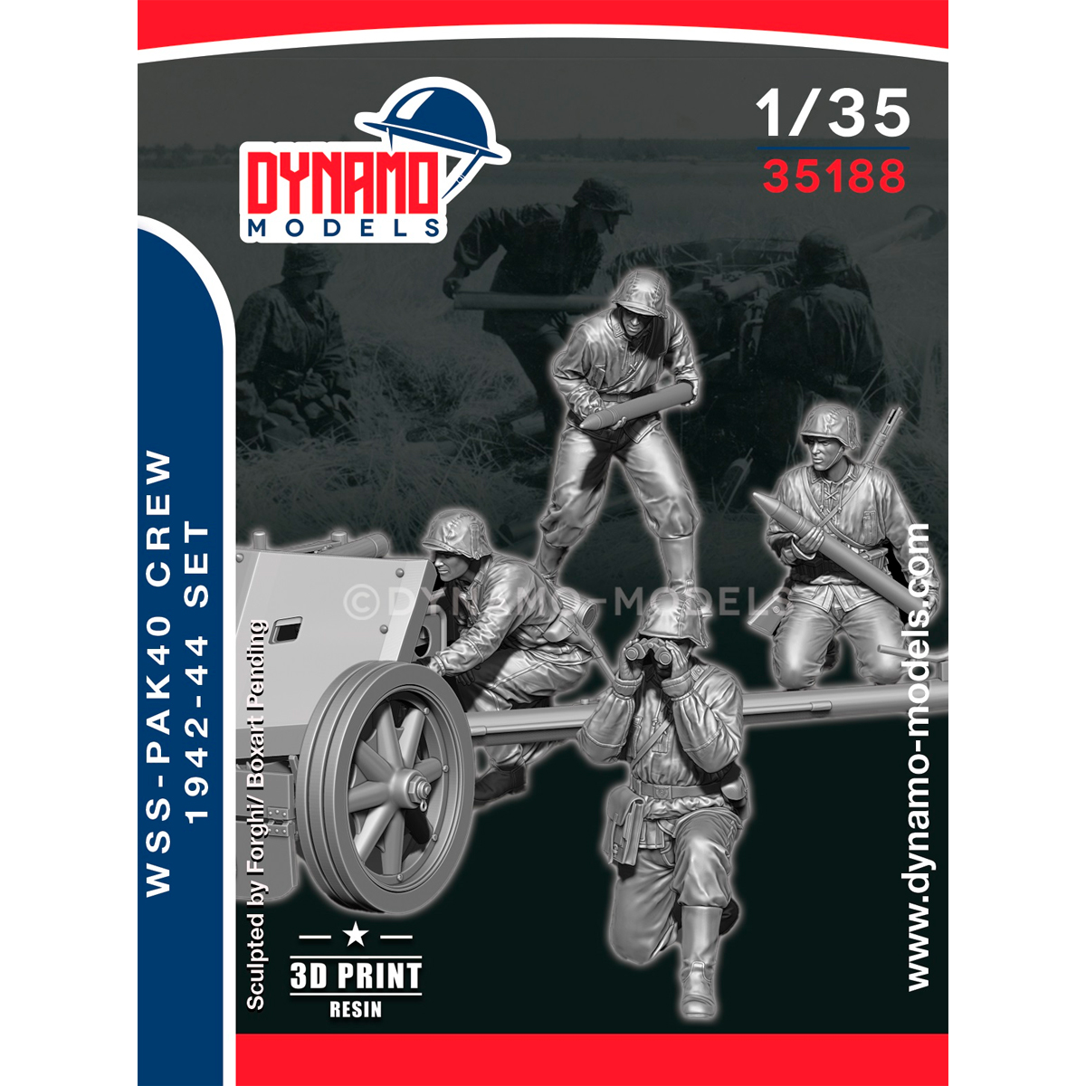1/35 WSS – PAK40 Crew 1942-44 Set