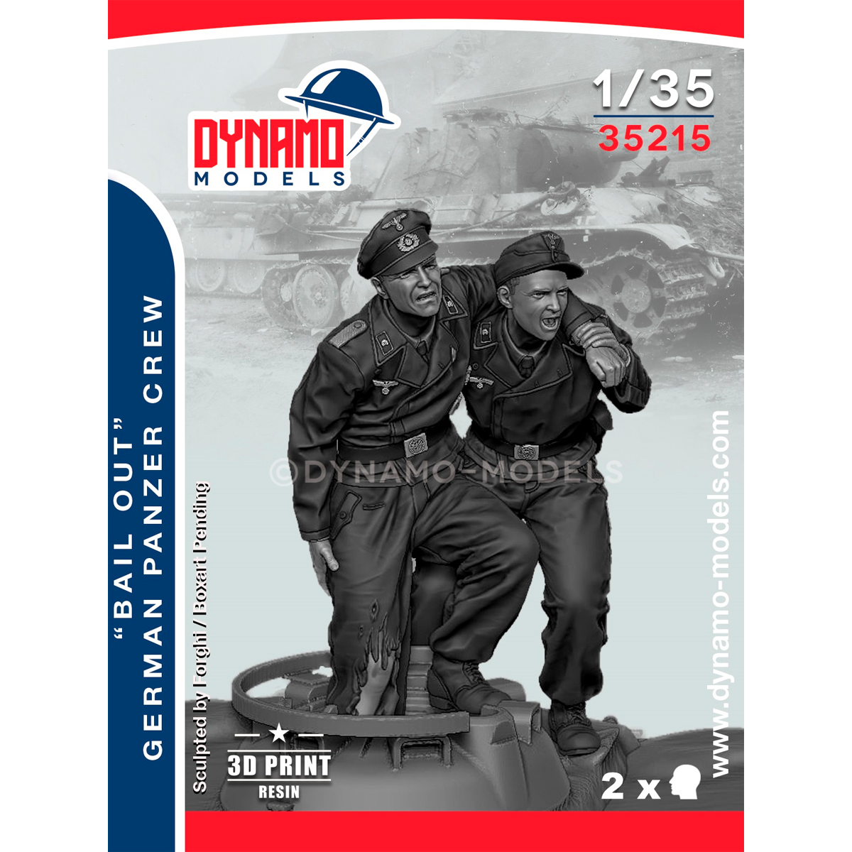 1/35 ’ Bail Out ‘’ German Tank Crew Set