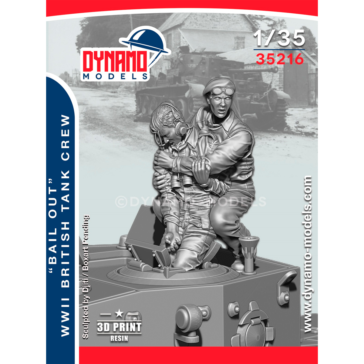 1/35 ’ Bail Out ‘’ British Tank Crew Set