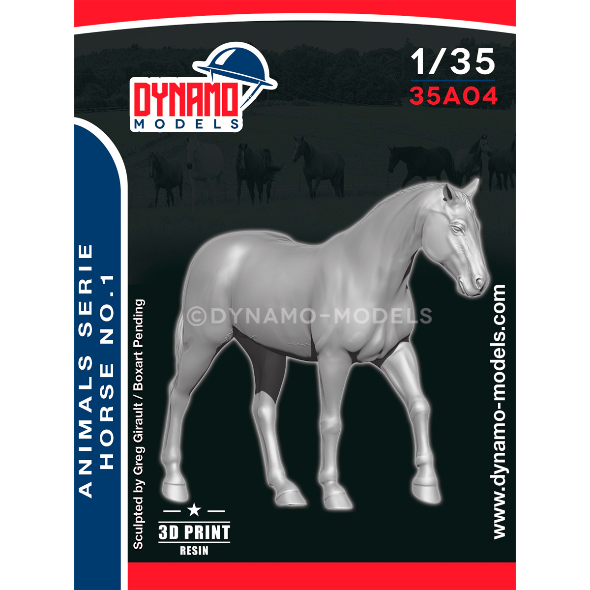 1/35 Animal Set Horse No.1