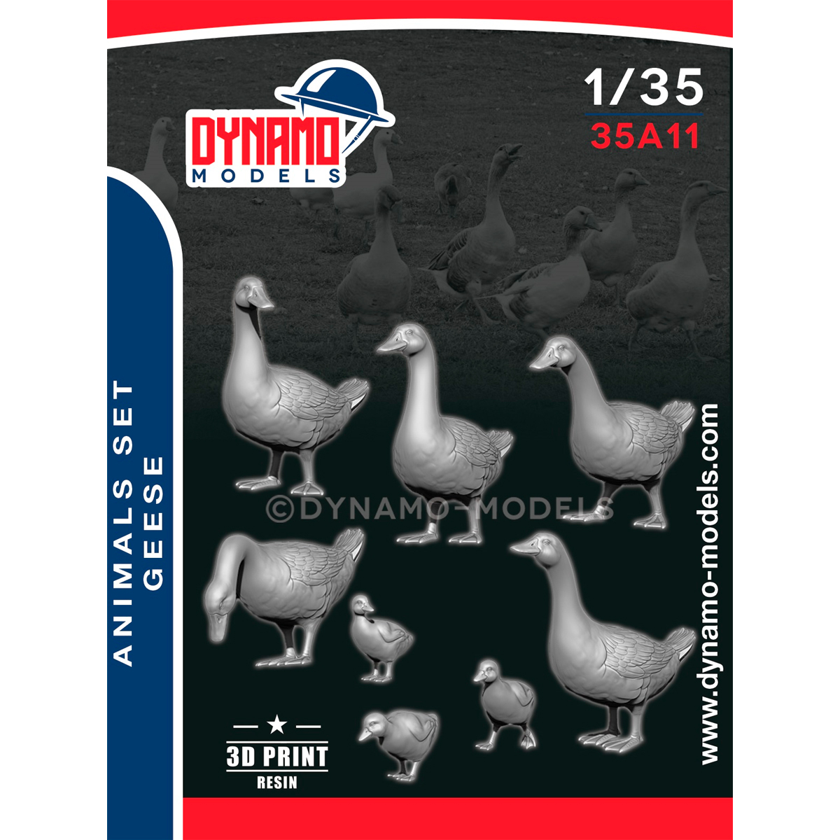 1/35 Animals set – ‘’ Geese ‘’