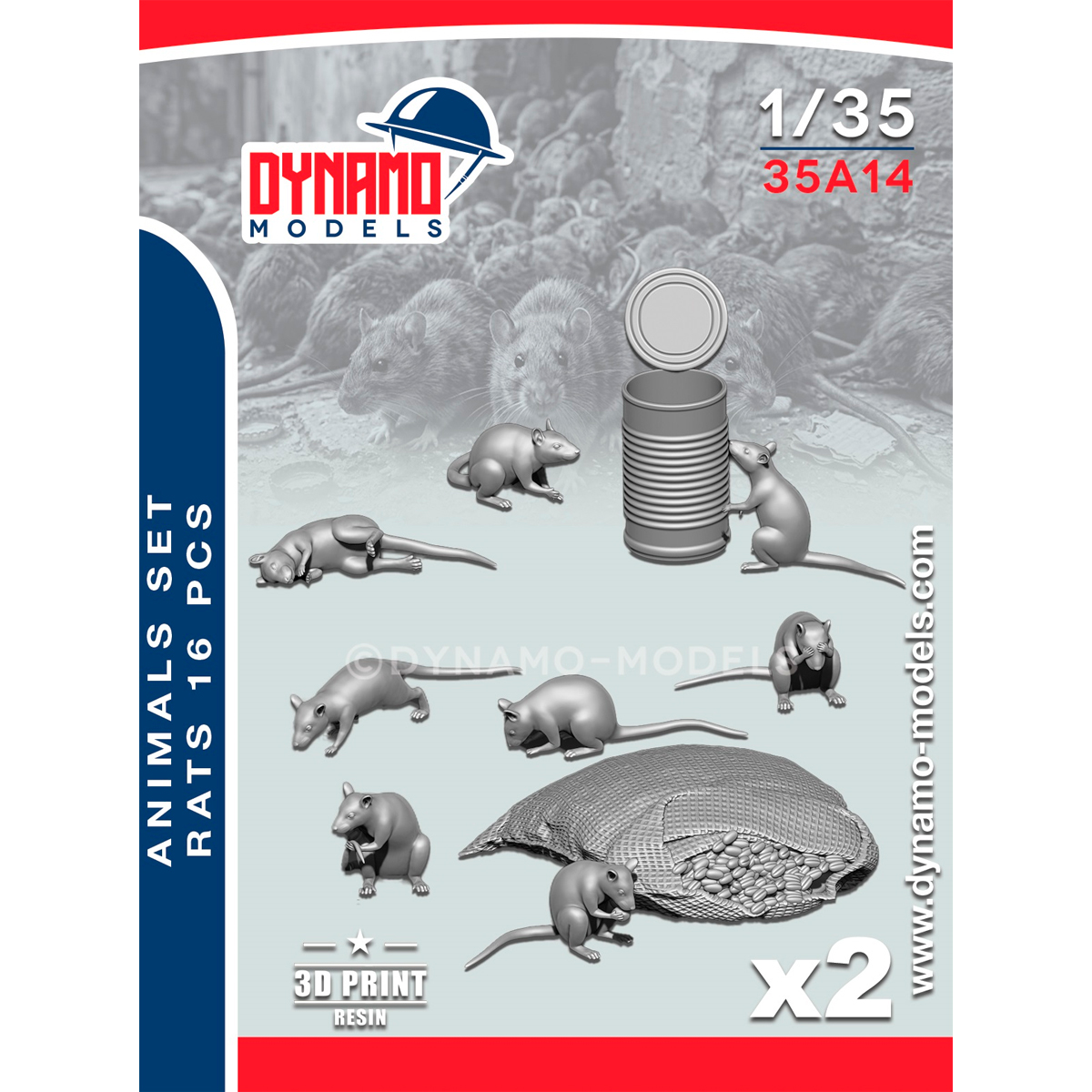 1/35 Animals set – ‘’ Rats ‘’