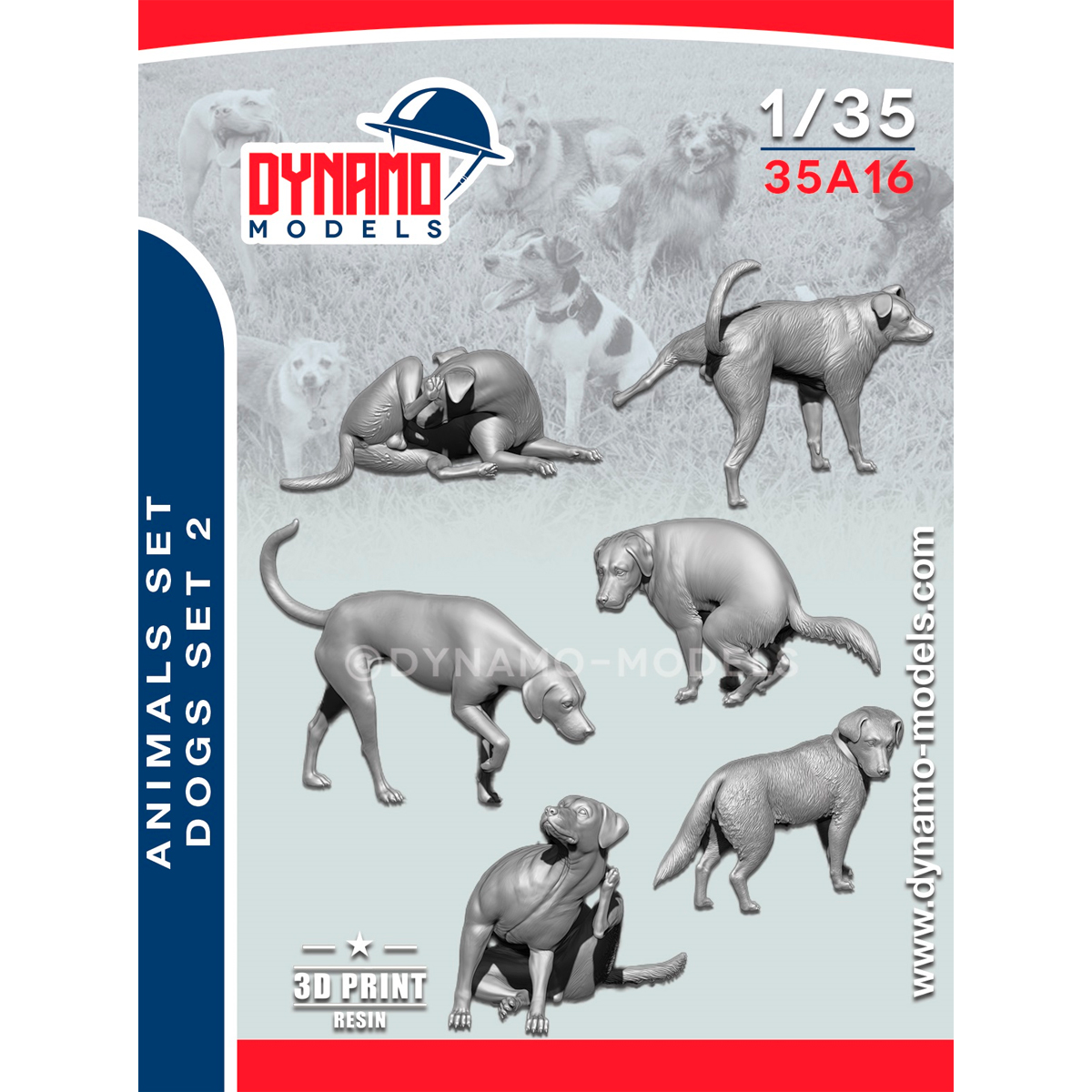 1/35 Animal set – Dogs set 2
