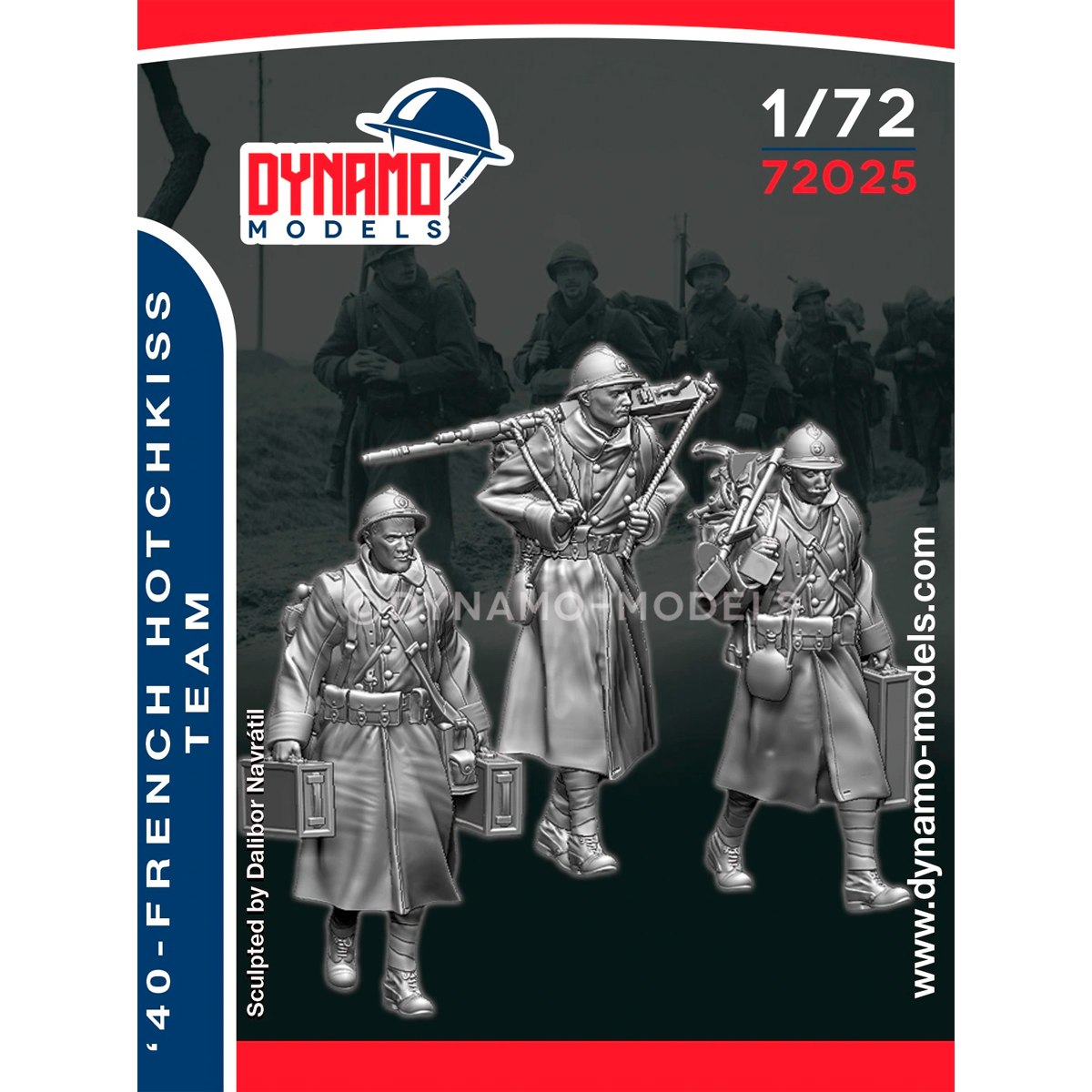 1/72 ’40 – French Hotchkiss Team