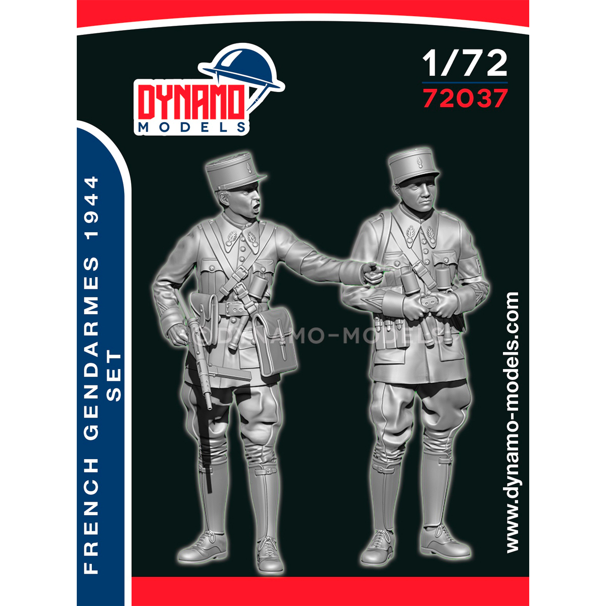 1/72 French Gendarme 1944 Set