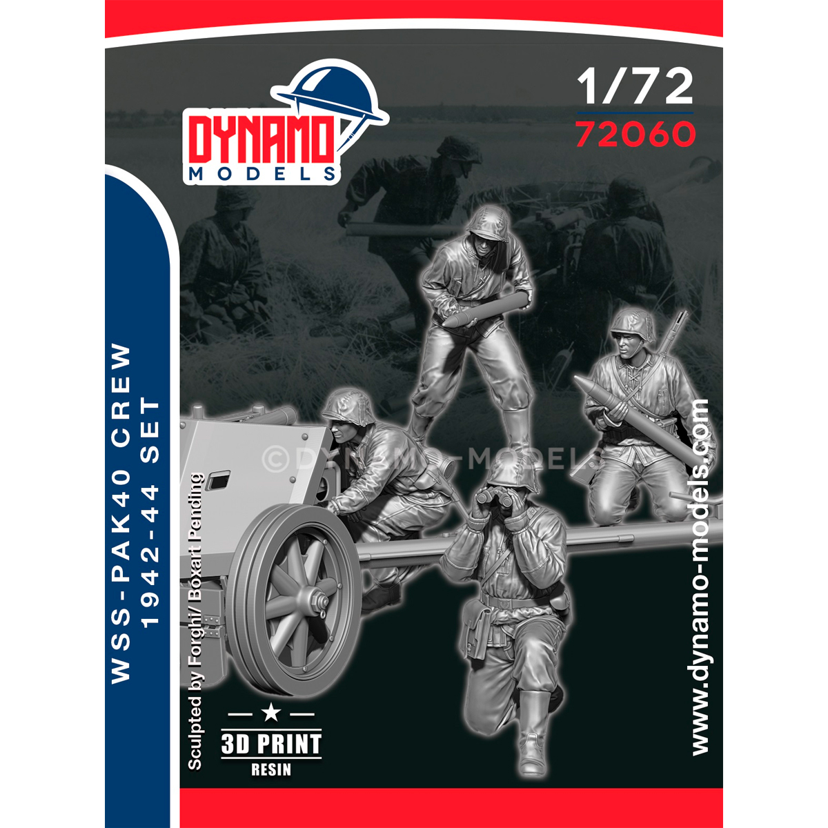 1/72 WSS – PAK40 Crew 1942-44 Set