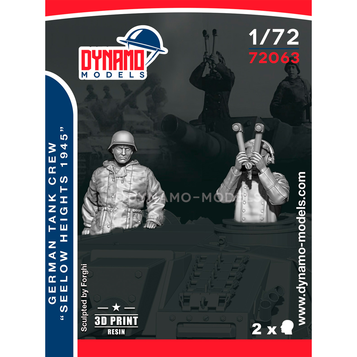 1/72 German Tank Crew ‘’ Seelowe Heights 1945 ‘’ Set