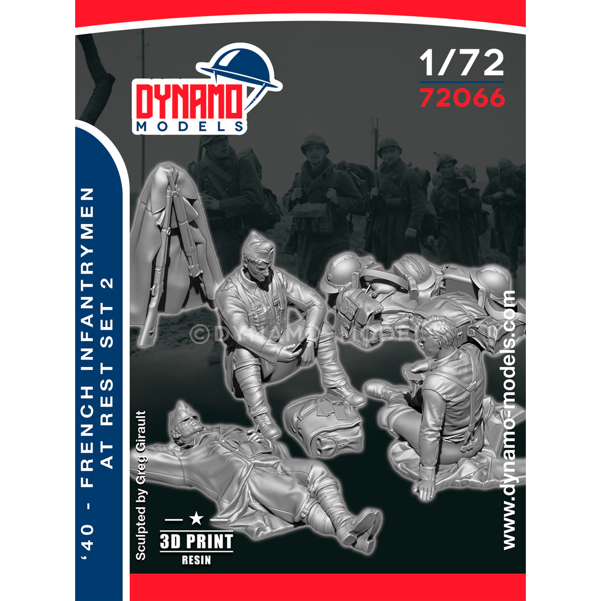 1/72 1940 French Infantrymen at Rest Set 2