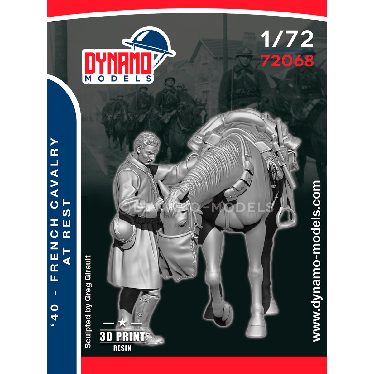 1/72 1940 French Cavalry at Rest No.1