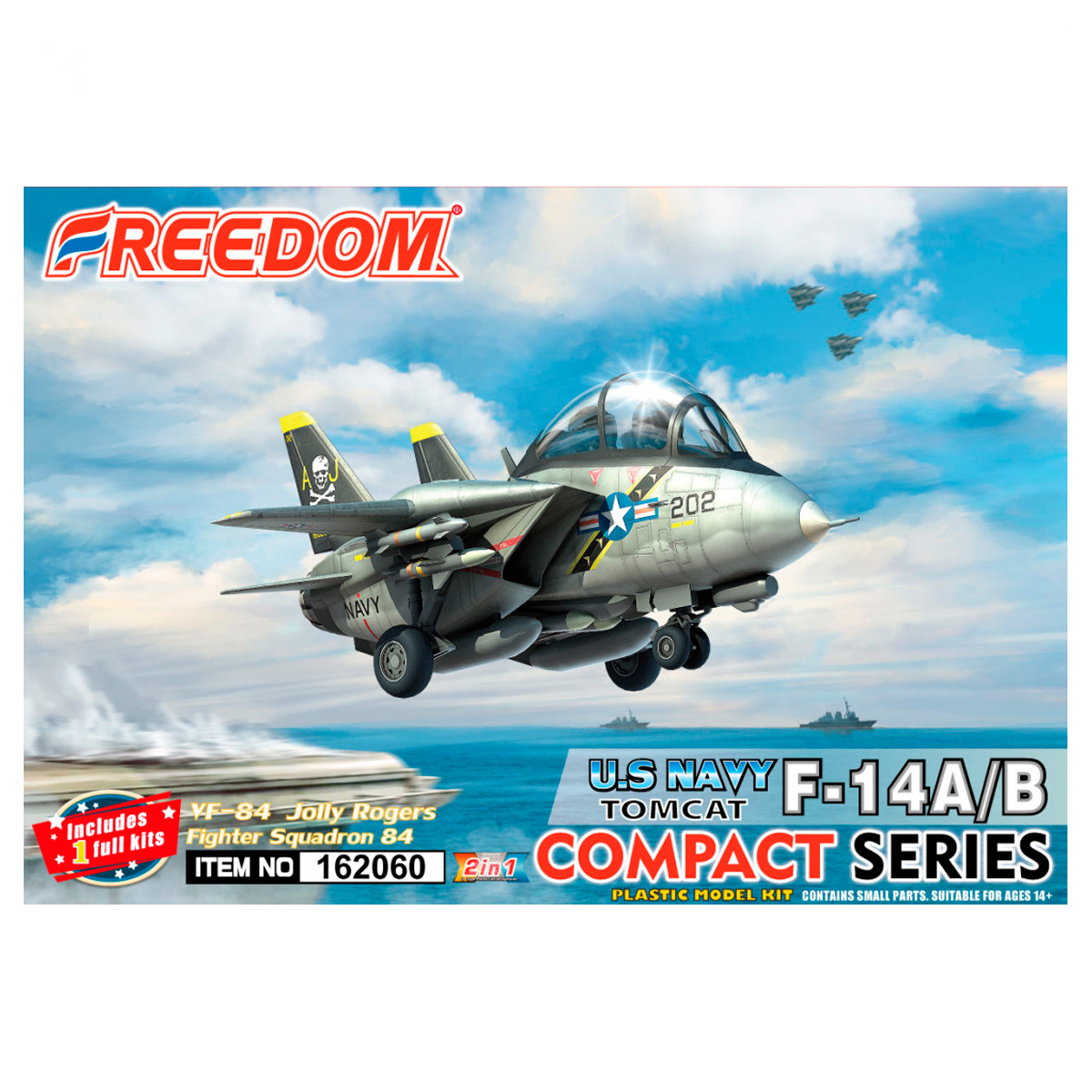 1/Egg US Navy F-14A/B Tomcat Compact Series
