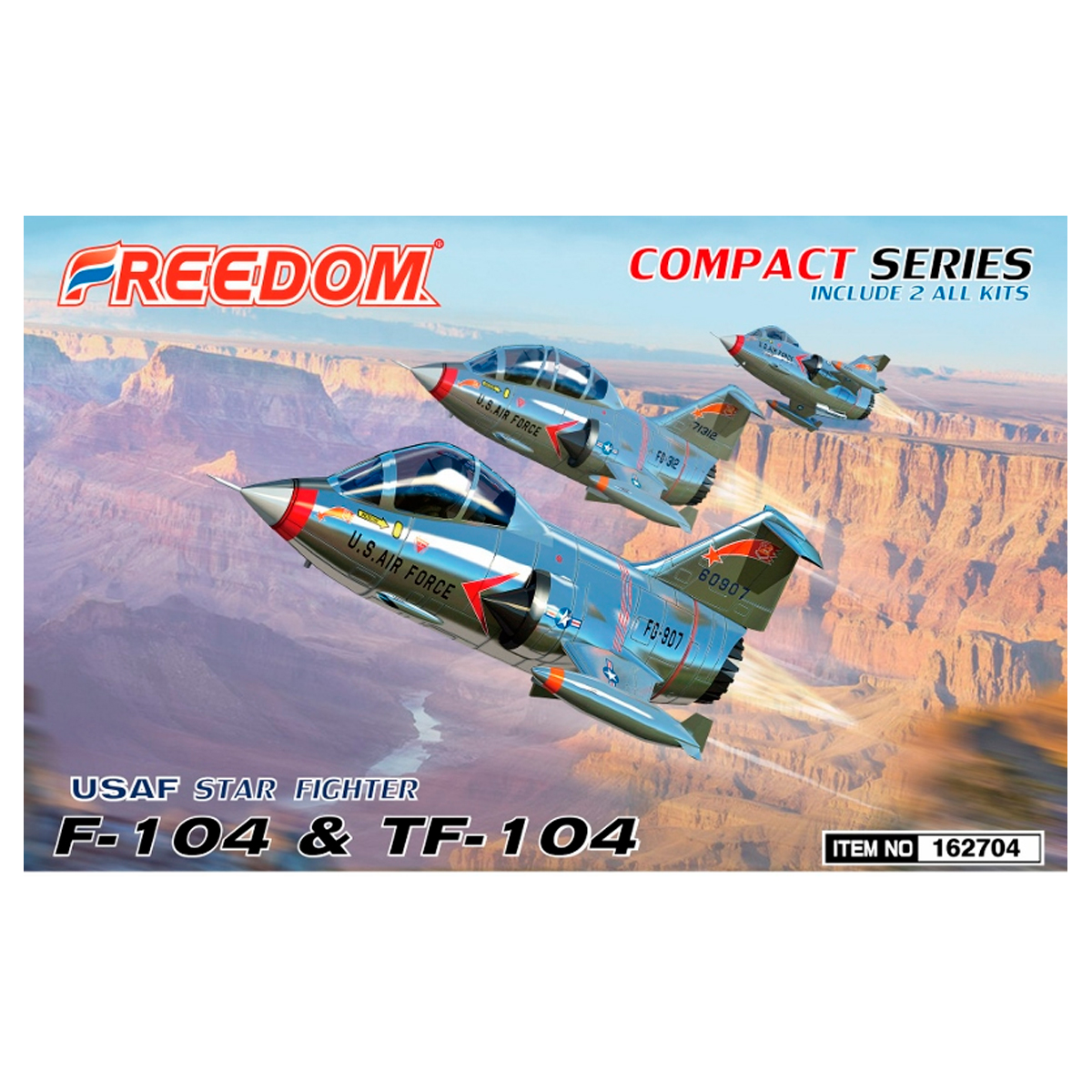 1/Egg USAF F-104 & TF-104 Compact Series