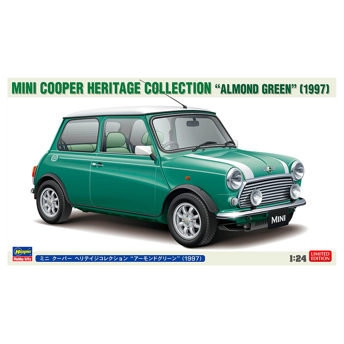 1/24 Mini Cooper Heritage Collection «Almond Green» (1997)