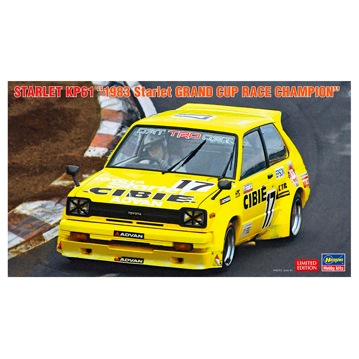 1/24 Starlet KP61 «1983 Starlet Grand Cup Race Champion»