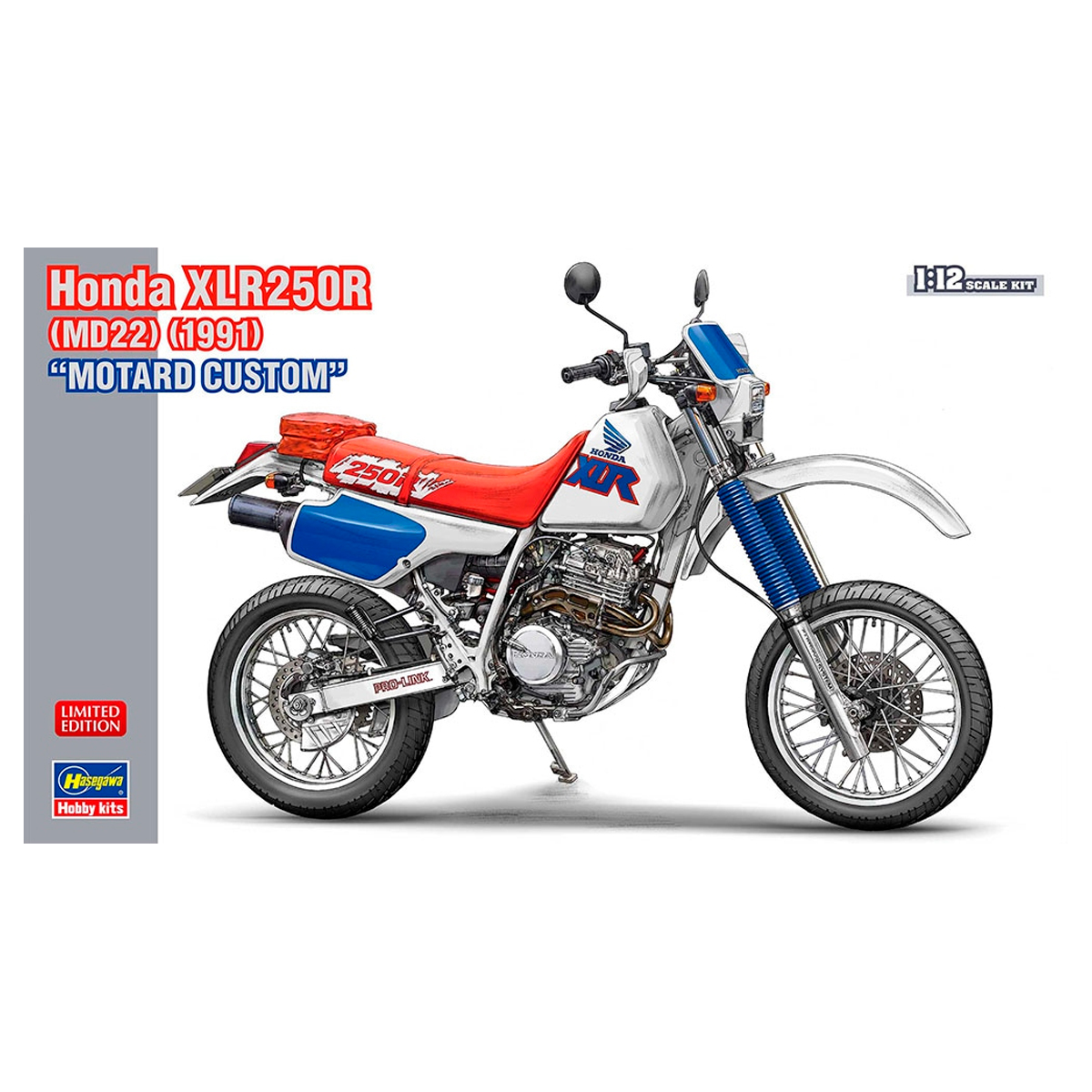 1/12 Honda XLR250R (MD22) (1991) «Motard Custom»