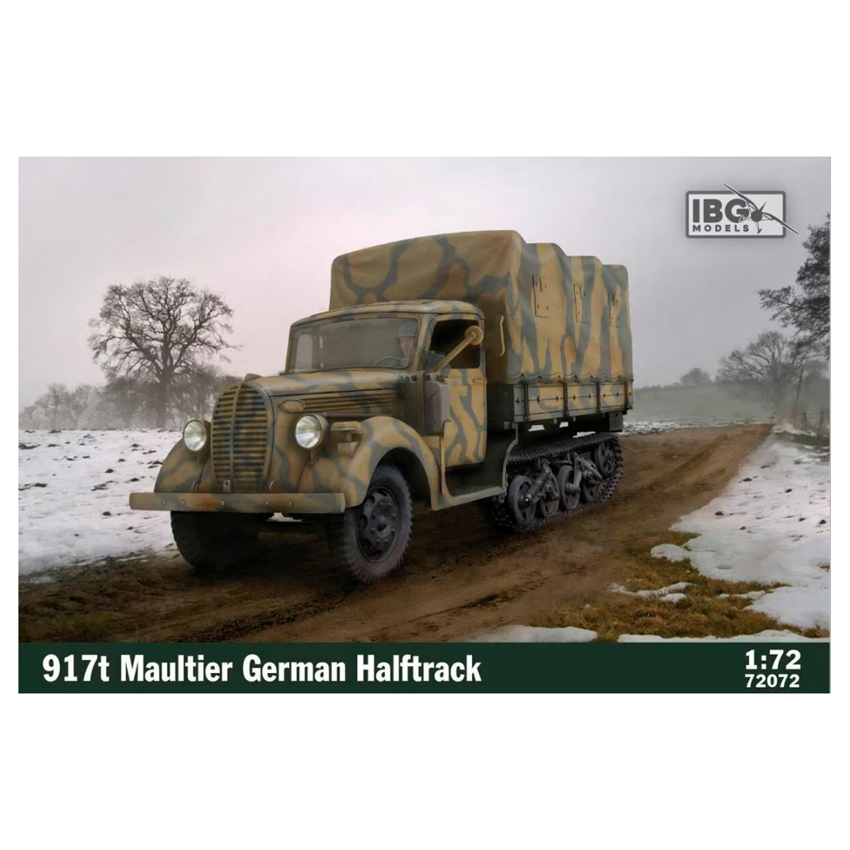 1/72 917t Maultier – German Halftrack