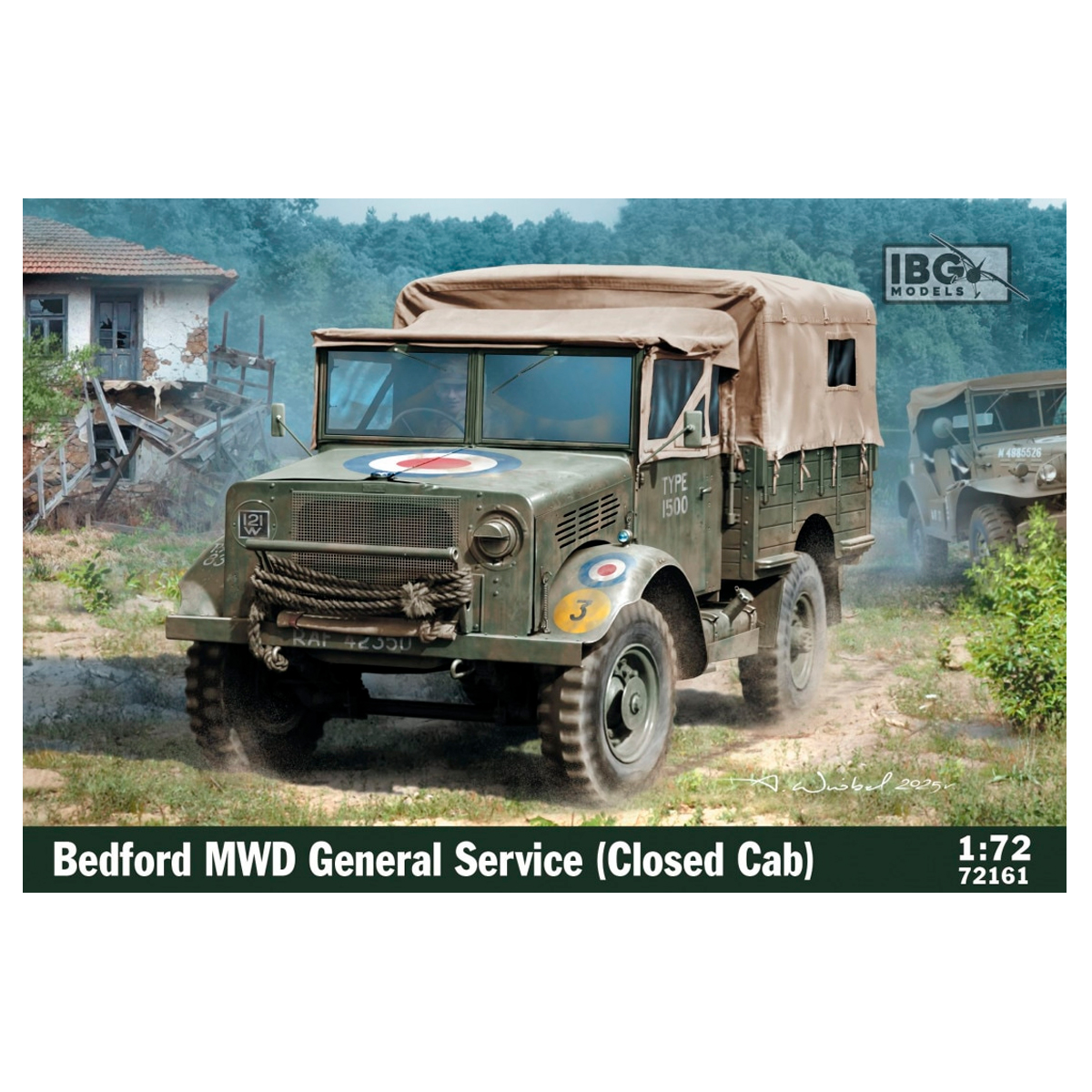 1/72 Bedford MWD General Service (Closed Cab / Late Production)