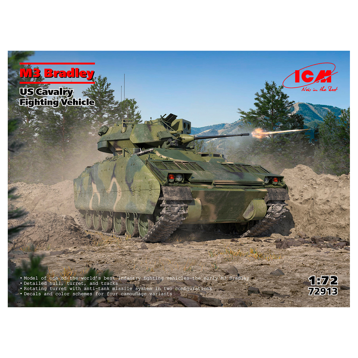 1/72 M3 Bradley, US Cavalry Fighting Vehicle