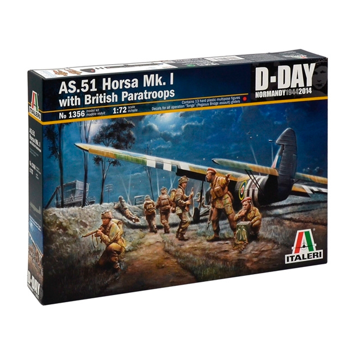 1/72 AS.51 Horsa Mk.I with British Paratroops 75 Anniversary D-Day 1944 2019