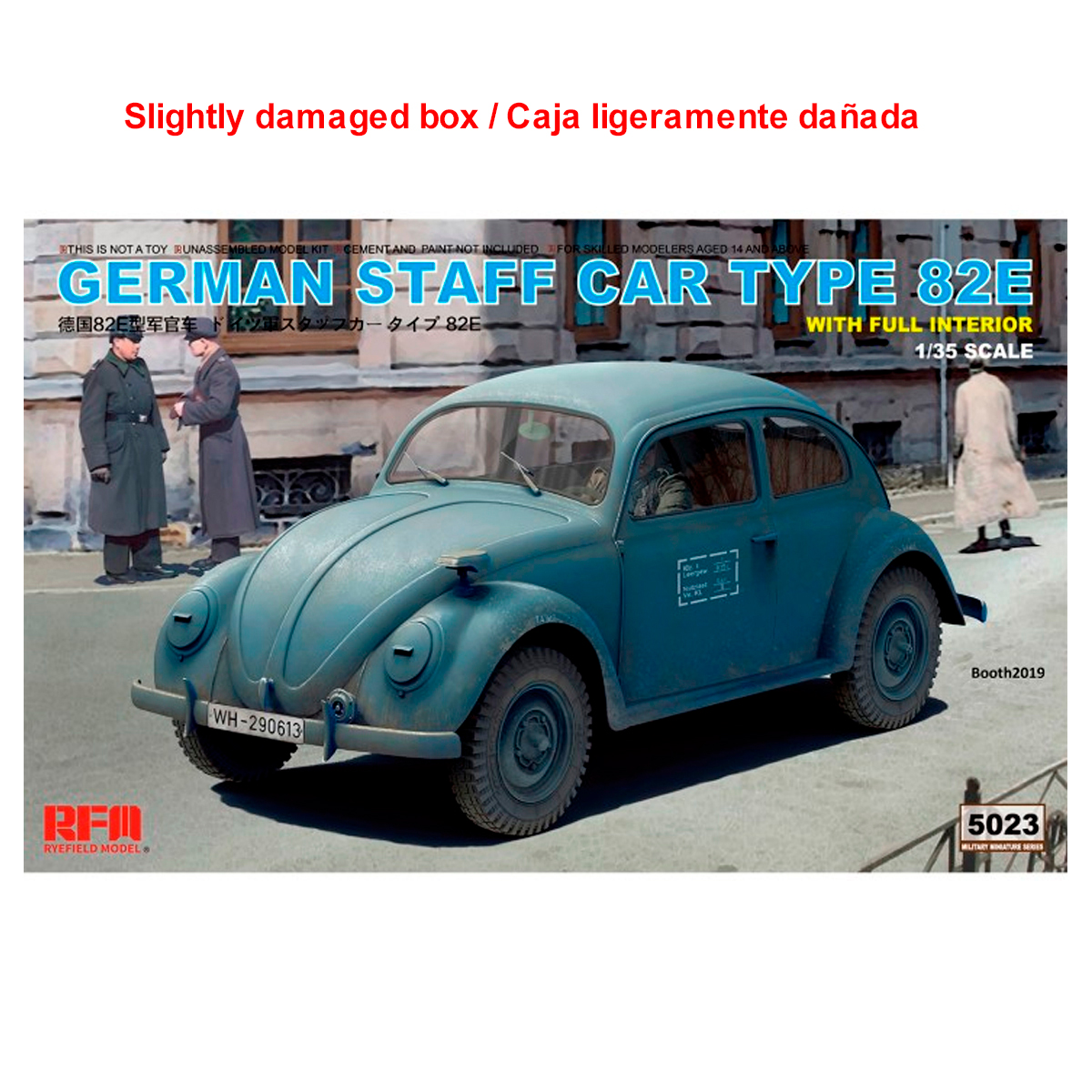German Staff Car Type 82E 1/35 (Caja ligeramente dañada)