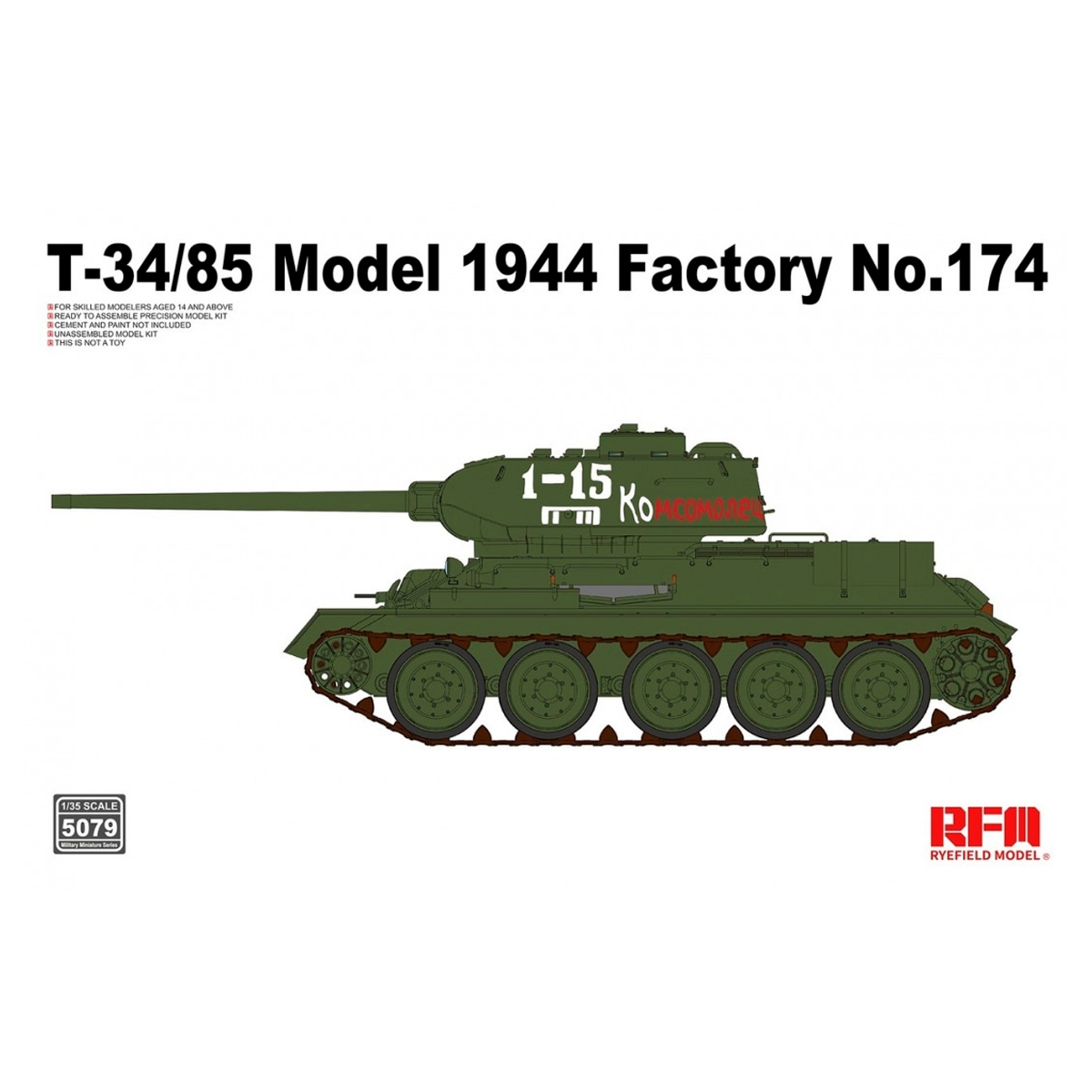 1/35 T-34/85 Model 1944 Factory No.174