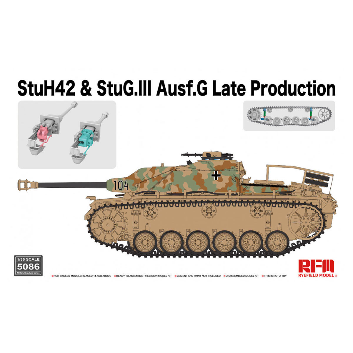 1/35 StuH 42 & StuG. III Ausf. G Late Production