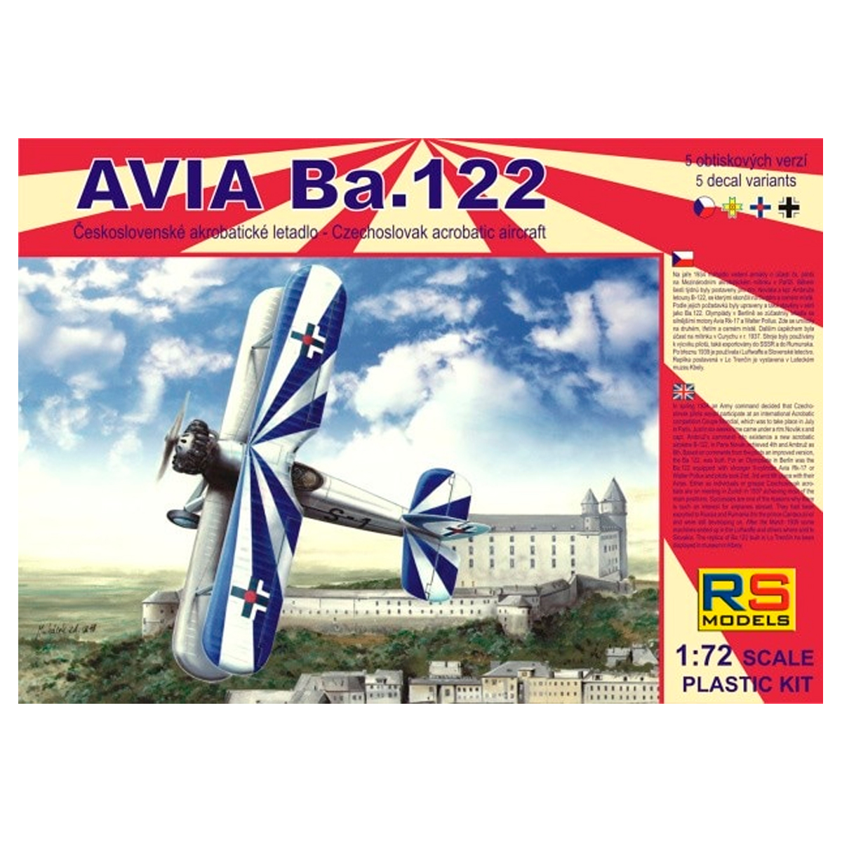 1/72 Avia Ba.122 Czechoslovak Acrobatic Aircraft