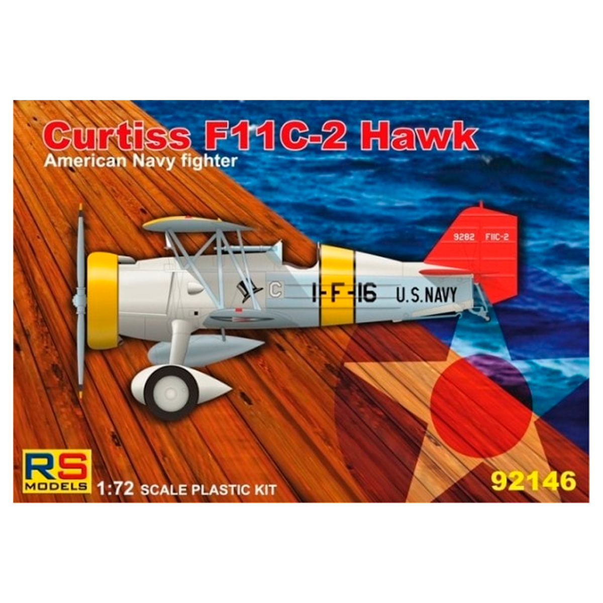 1/72 American Navy Fighter Curtiss F-11C-2 Hawk