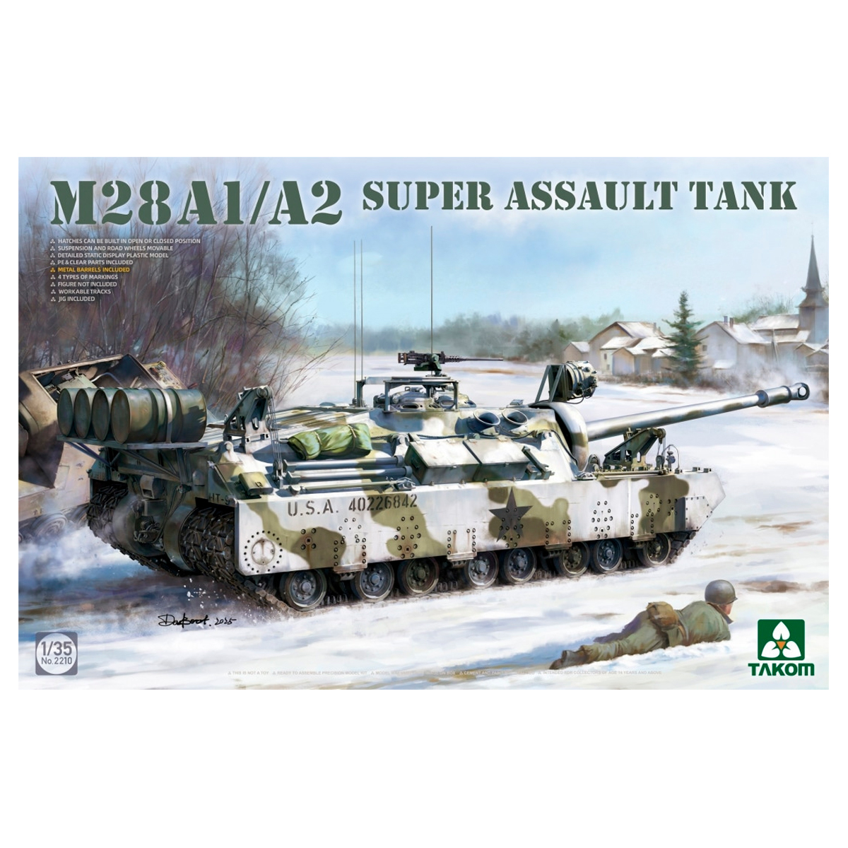 1/35 M28A1/A2 Super Assault Tank