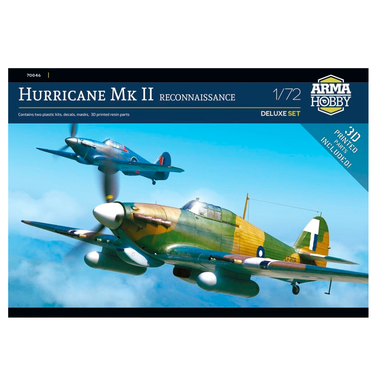 1/72 Hawker Hurricane Mk II Reconnaissance «Deluxe Set»
