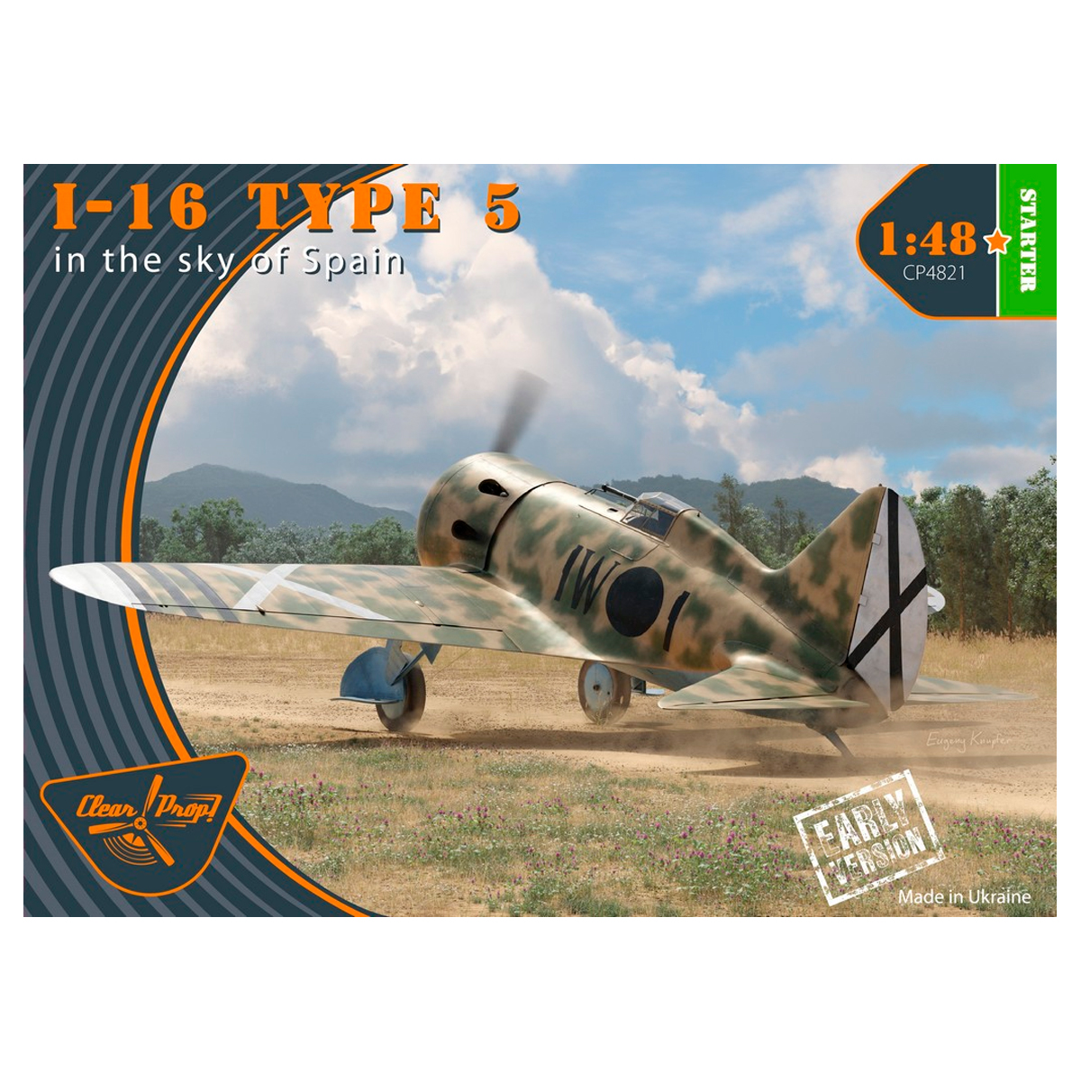 1/48 I-16 Type 5 (early) in the sky of Spain