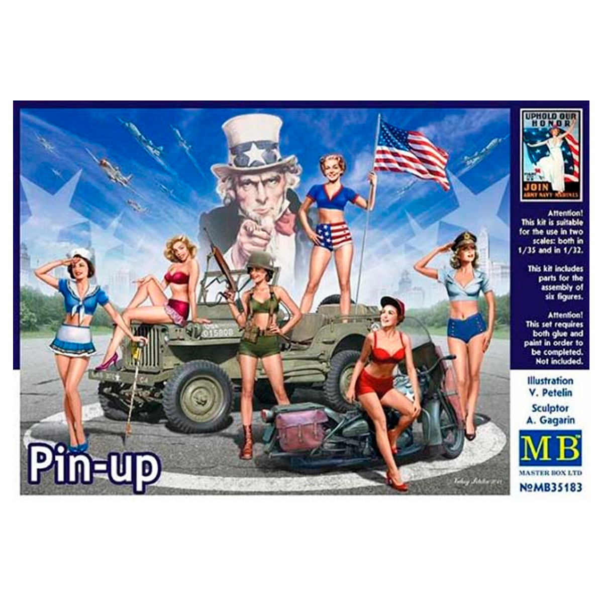 1/35 Pin-up (6 figuras)