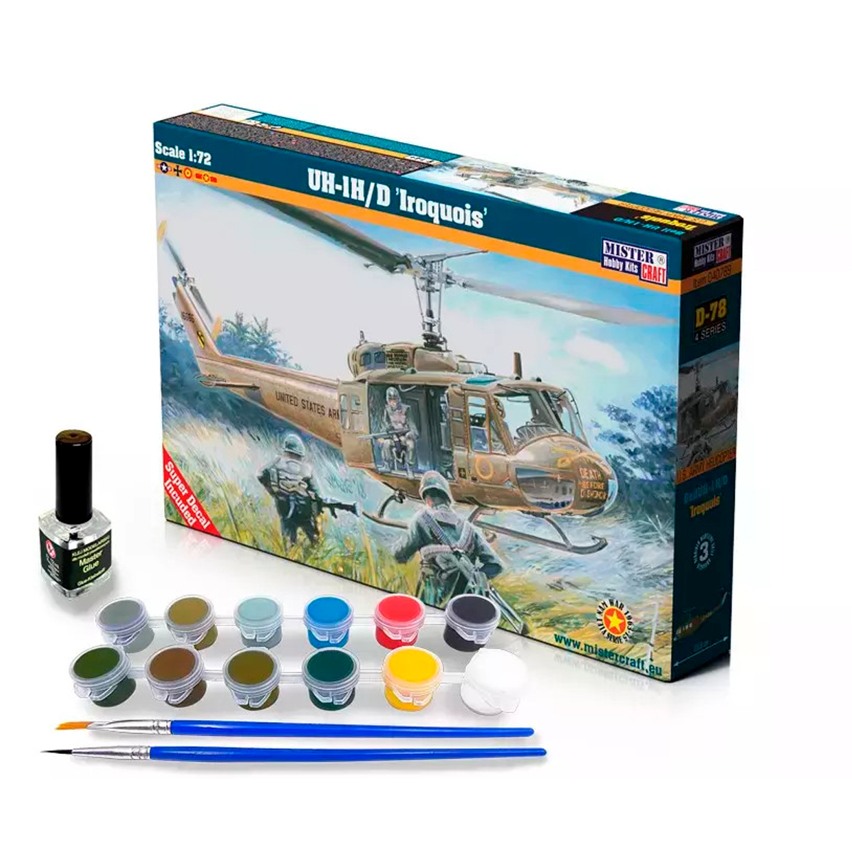 1/72 UH-1H/D «Irquois» SUPER SET