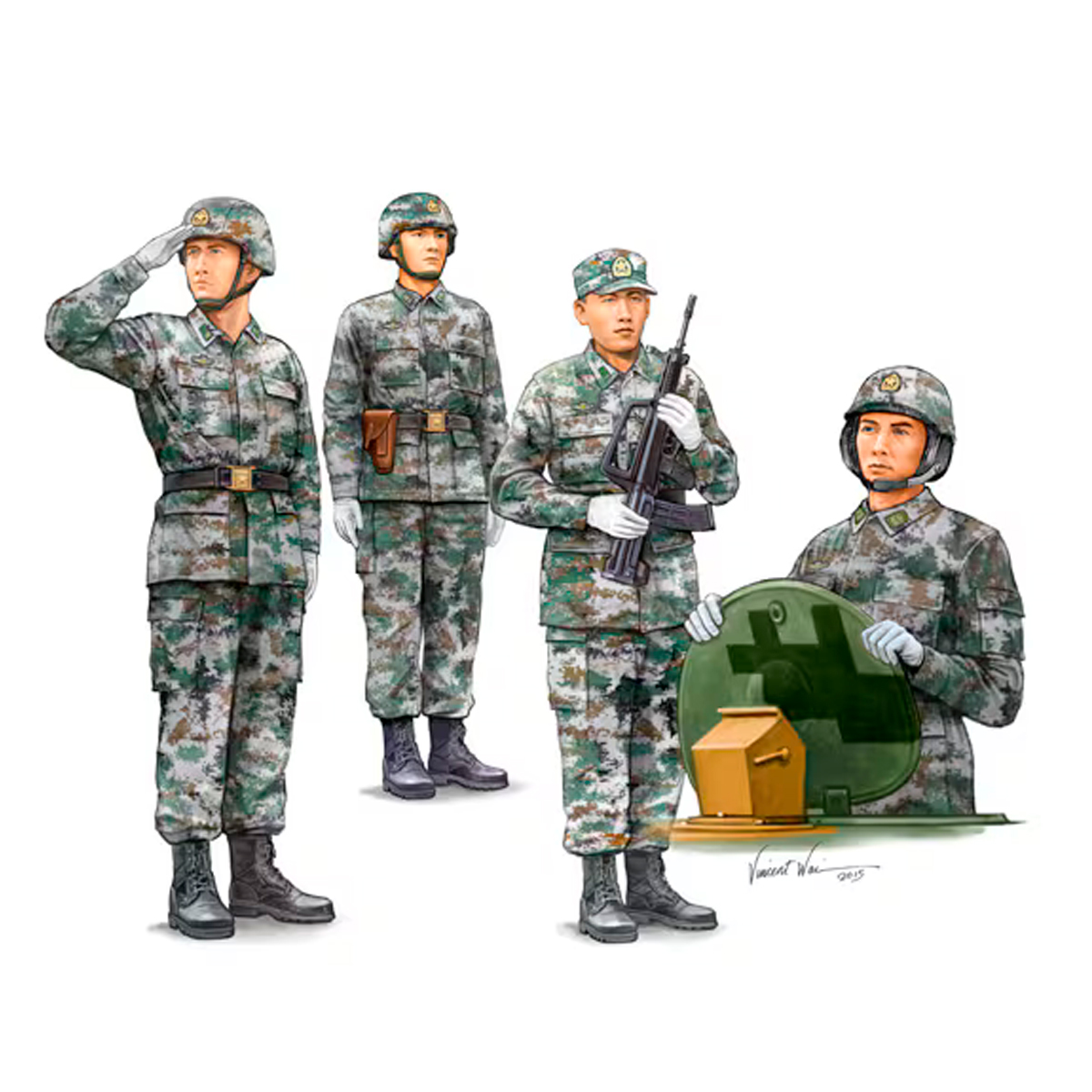 1/35 PLA Tank Crew (6 figures)