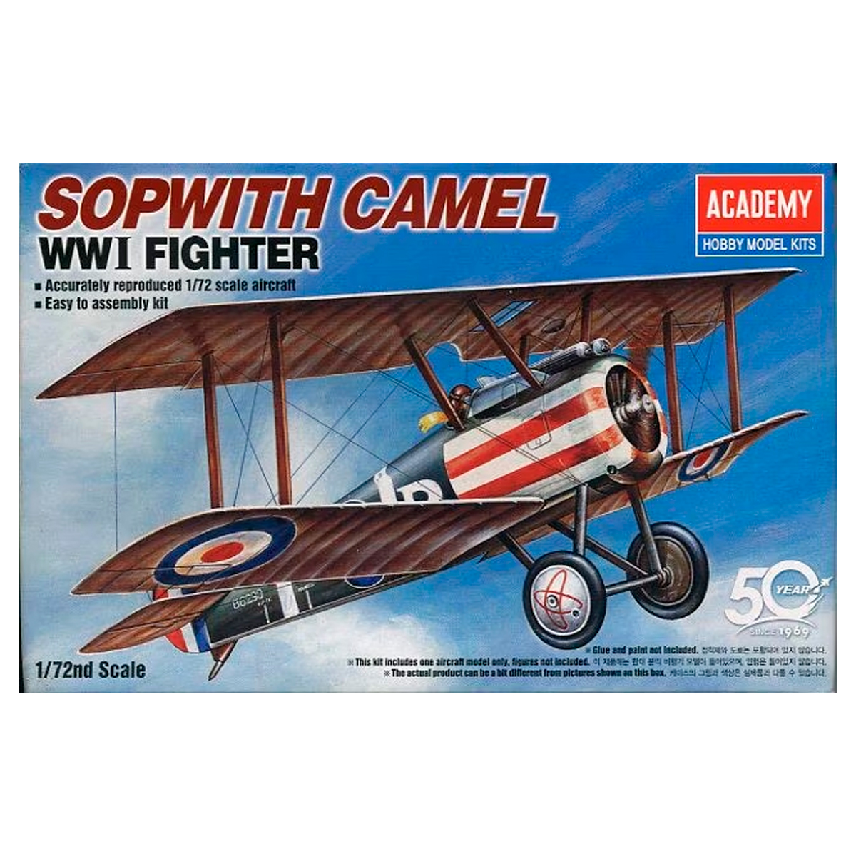 1/72 Sopwith Camel – WWI Fighter 50 years since 1969