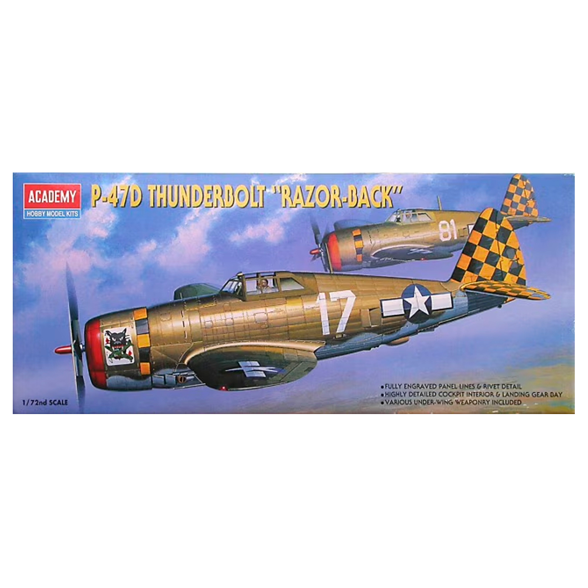 1/72 P-47D Thunderbolt “Razor-back”