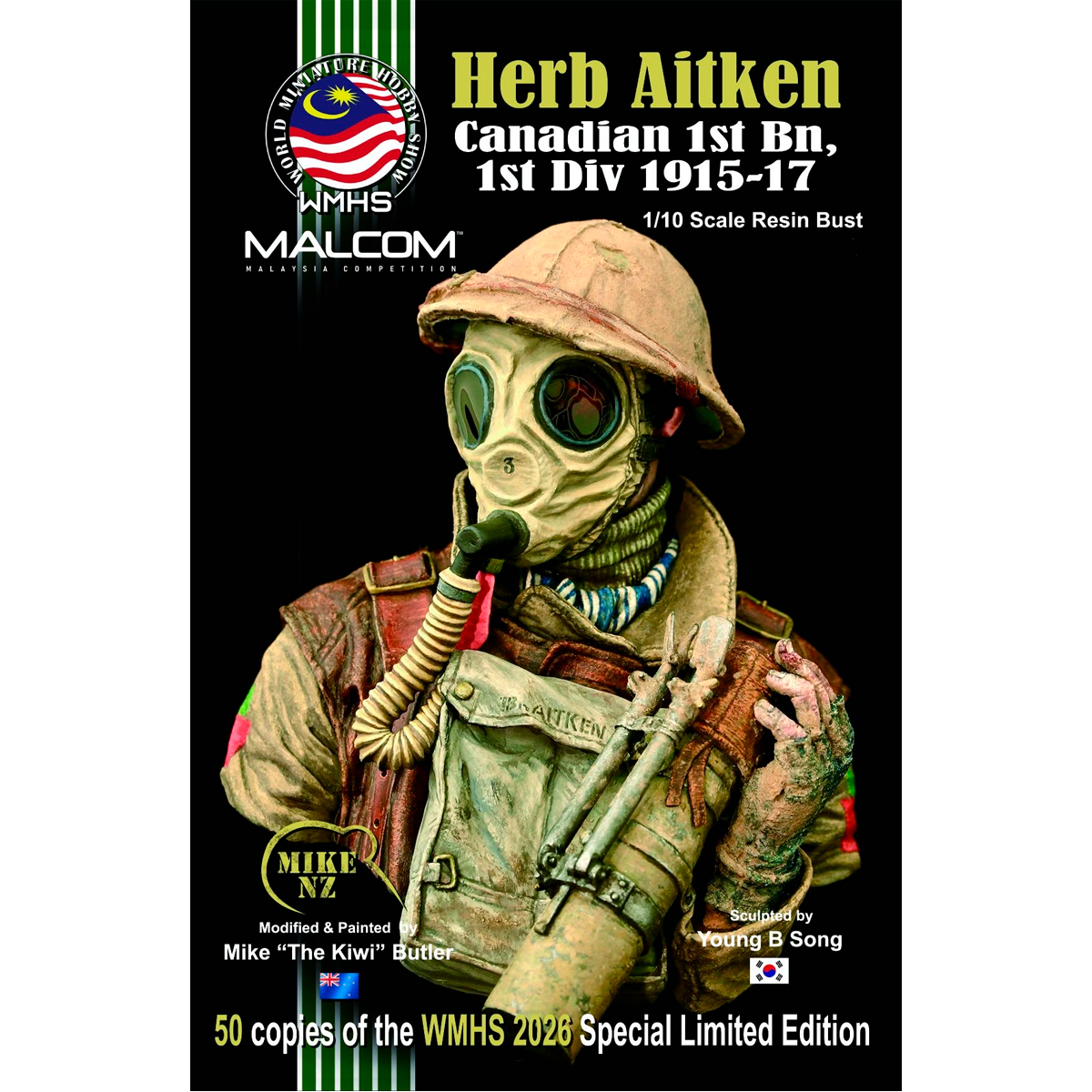 Herb Aitken canadian 1st Bn, 1st Div 1915-17 1/10