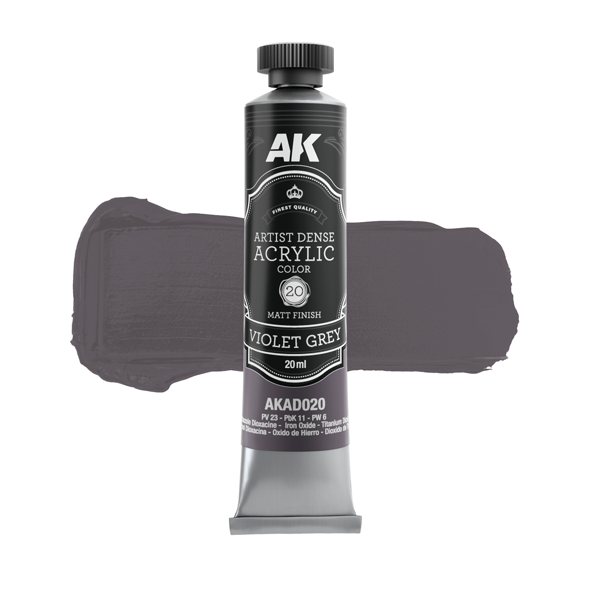VIOLET GREY – ARTISTIC DENSE ACRYLIC COLOR
