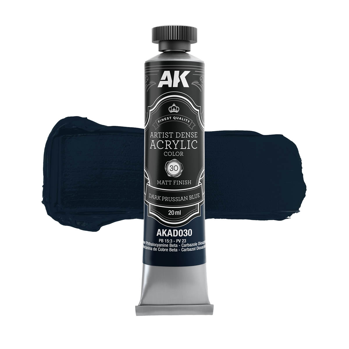 DARK PRUSSIAN BLUE – ARTISTIC DENSE ACRYLIC COLOR