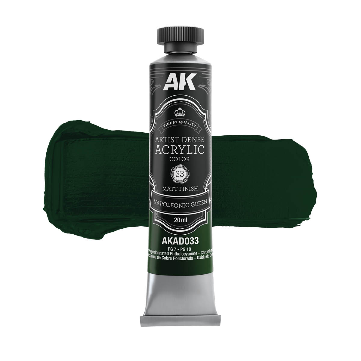 NAPOLEONIC GREEN – ARTISTIC DENSE ACRYLIC COLOR
