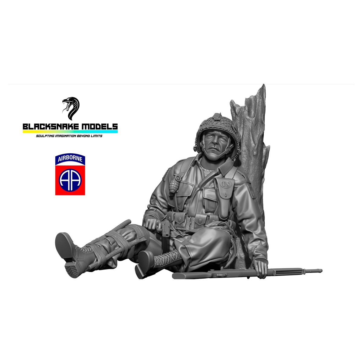 1/35 82nd Airborne Soldier No.02